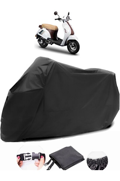 AutoEN Motoran Allegro Black Motorcycle Tarpaulin Waterproof Durable Fabric