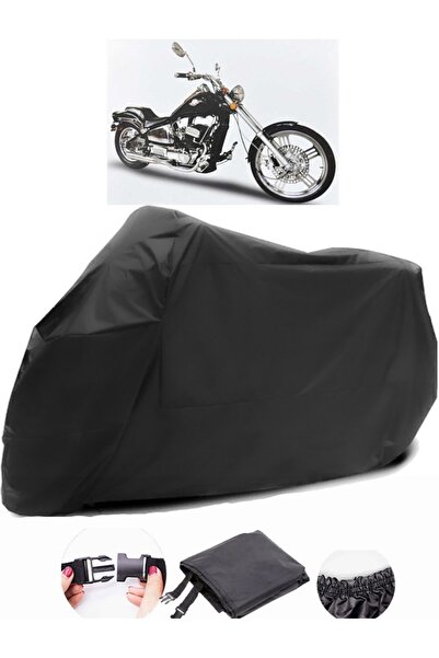 AutoEN Regal Raptor DD 350 E-6 Compatible Black Motorcycle Tarpaulin Waterpro...