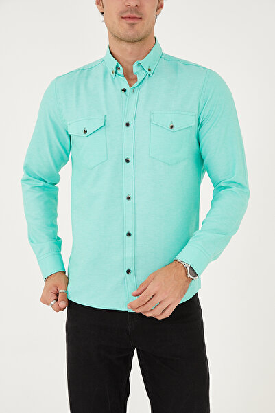 ENZİM JEANS Ανδρικό πουκάμισο Polycotton