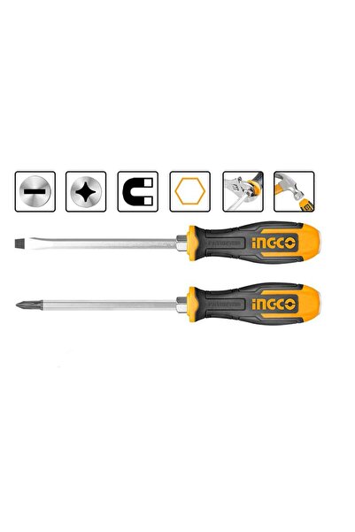 Ingco 2'li Darbeli Tornavida Seti