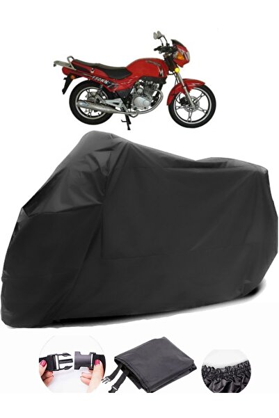 AutoEN Mondial 150 KN Black Motorcycle Tarpaulin Waterproof Durable Fabric