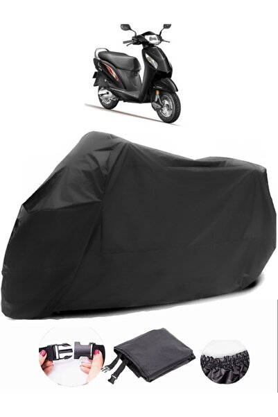 AutoEN Honda Activa 110 Black Motorcycle Tarpaulin Waterproof Durable Fabric