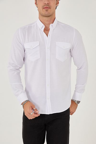 ENZİM JEANS Men's Polycotton Shirt