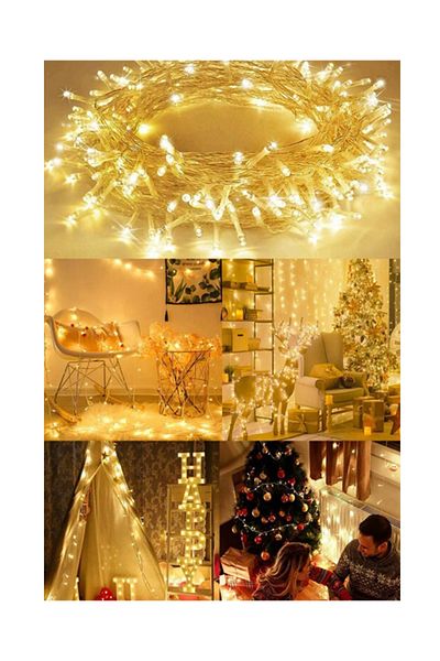 Waldern nslm 50' Κίτρινο φως LED RGB - Συλλογές Star 3,5 μέτρων με προσαρμογέα, μοντέλο 1037065