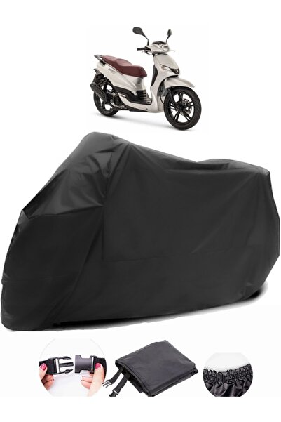 AutoEN Peugeot Tweet 151 Black Motorcycle Tarpaulin Waterproof Durable Fabric