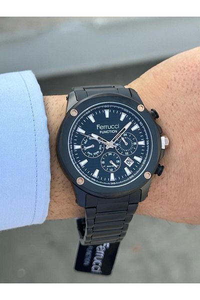 Ferrucci FRC.FT.1.196 Ferrucci Steel Cord Inner Gauges Active Function New Season Men's Wristwatch