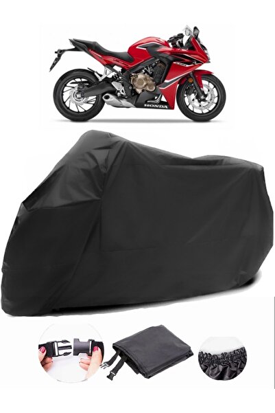 AutoEN هوندا CBR 650 F قماش مشمع مقاوم للماء باللون الأسود للدراجات النارية