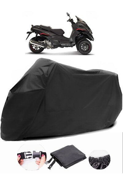 AutoEN جيليرا فوكو 500 - قماش أسود متين مقاوم للماء للدراجات النارية