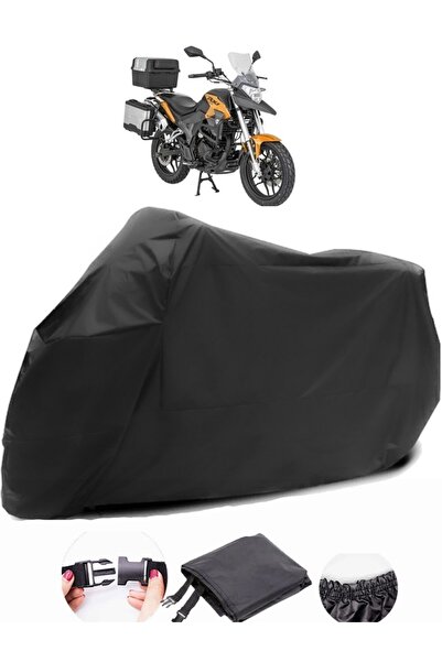 AutoEN قماش مشمع مقاوم للماء من Mondial RX1i Evo باللون الأسود للدراجات النارية