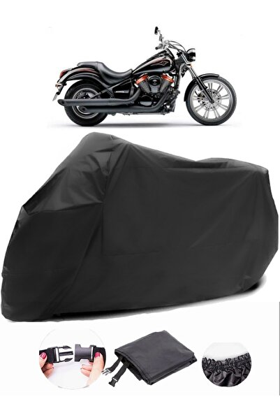 AutoEN Kawasaki VN 900 Custom Special Black Motorcycle Tarpaulin Waterproof D...