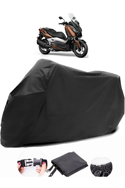 AutoEN Yamaha X-Max 300 ABS Rear Bag Compatible Black Motorcycle Tarpaulin Wa...