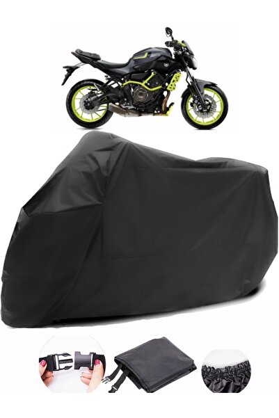 AutoEN Yamaha MT-07 ABS Black Motorcycle Tarpaulin Waterproof Durable Fabric