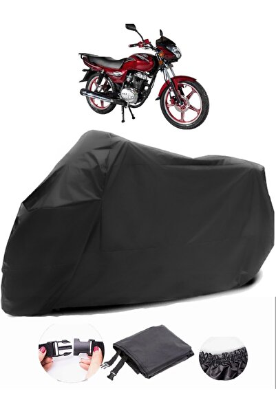 AutoEN Arora AR 100-19 Elegant Compatible Black Motorcycle Tarpaulin Waterpro...