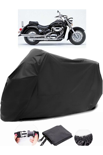 AutoEN Suzuki VL 800 Volusia Black Motorcycle Tarpaulin Waterproof Durable Fa...