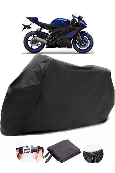 AutoEN Yamaha YZF R6 Black Motorcycle Tarpaulin Waterproof Durable Fabric
