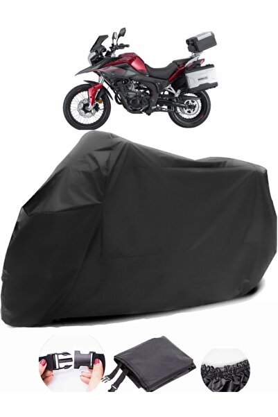 AutoEN قماش مشمع مقاوم للماء من Mondial RX3i Evo باللون الأسود للدراجات النارية