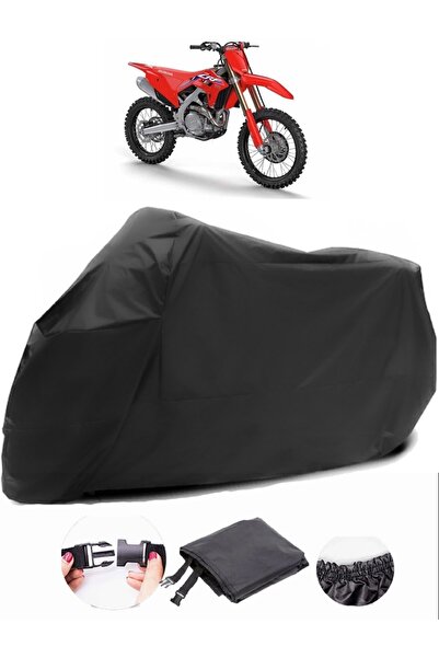 AutoEN Honda CRF 450 R Black Motorcycle Tarpaulin Waterproof Durable Fabric