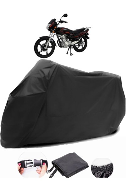 AutoEN Mondial 125 MX Grumble Back Bag Compatible Black Motorcycle Tarpaulin ...