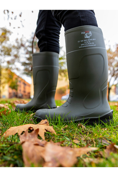 POLYTECH Gb - O4 Çelik Burunsuz Haki Yeşil Çizme