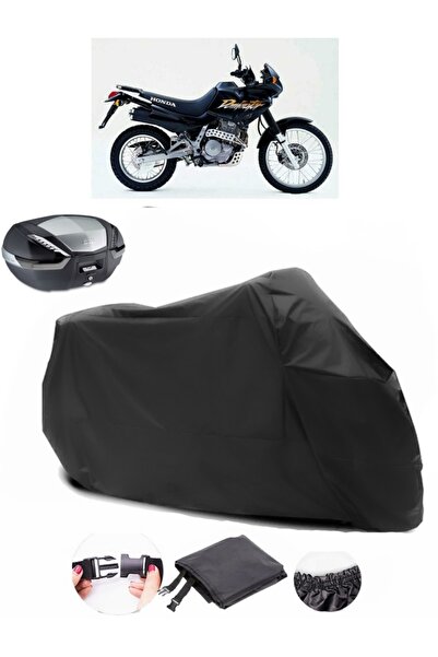 AutoEN Honda NX 650 Dominator Rear Bag Compatible Black Motorcycle Tarpaulin ...