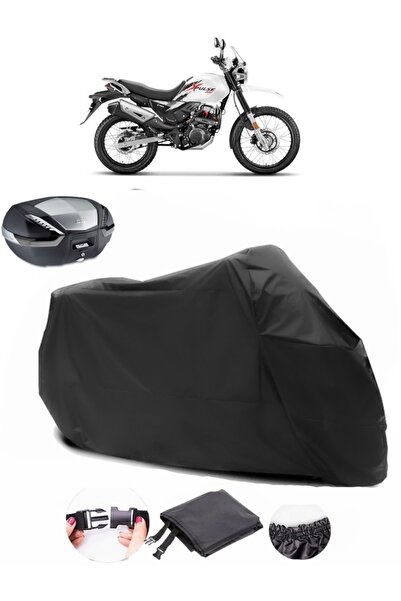 AutoEN Hero XPulse 200 Arka Çanta Uyumlu Siyah Motosiklet Branda Su Geçirmez Dayanıklı Kumaş