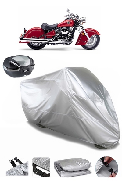 Breen حقيبة خلفية متوافقة مع Kawasaki VN 800 Drifter من القماش المشمع للدراجا...