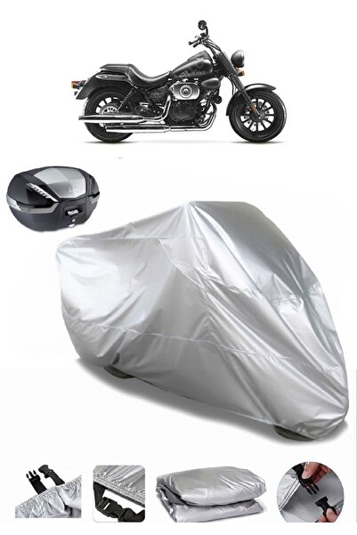 AutoEN RKS Blackster 250i Rear Bag Compatible Motorcycle Tarpaulin Luxury Qua...