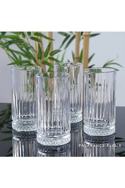 Paşabahçe 520125 Elysia 4-Piece Soft Drink Glass 280Cc
