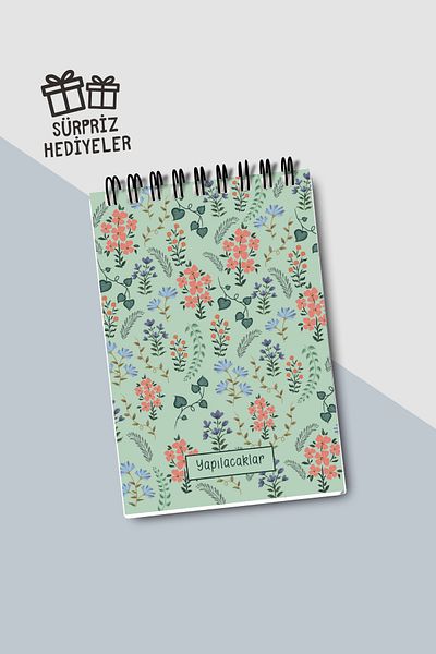 Eldesen Tasarım Do List A6 Notebook with Flexible Cardboard Cover, Mini Notebook