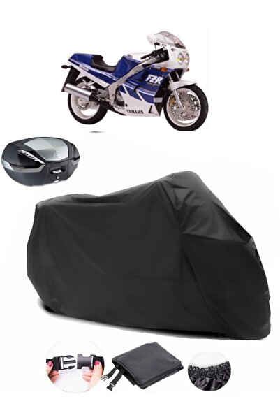 AutoEN Yamaha FZR 1000 Rear Bag Compatible Black Motorcycle Tarpaulin Waterpr...