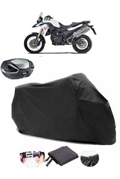 AutoEN حقيبة خلفية BMW F 800 GS متوافقة مع القماش المشمع الأسود للدراجات النا...