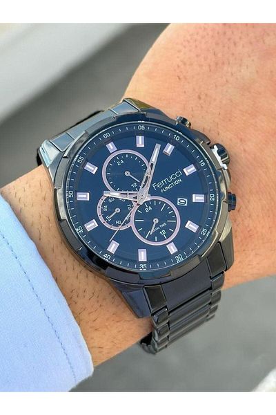 Ferrucci FRC.FT.1.204 Ferrucci Steel Cord Inner Gauges Active Function New Season Men's Wristwatch