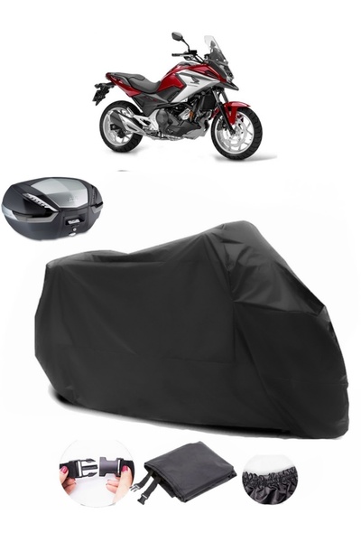 AutoEN حقيبة هوندا NC 750 X DCT الخلفية متوافقة مع القماش المشمع الأسود للدرا...