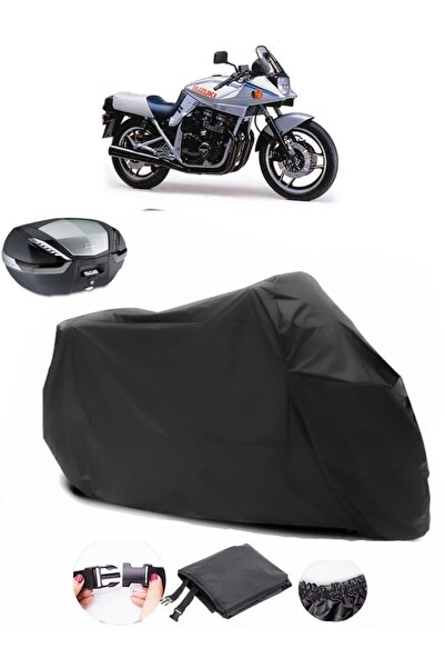 AutoEN حقيبة سوزوكي GSX 750 كاتانا الخلفية متوافقة مع القماش المشمع الأسود للدراجات النارية المقاوم للماء