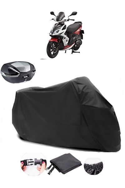 AutoEN حقيبة خلفية Kymco Super 8 125 متوافقة مع القماش المشمع الأسود للدراجات...