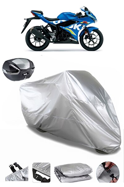 AutoEN Suzuki GSX-R 125 Rear Bag Compatible Motorcycle Tarpaulin Luxury Quali...