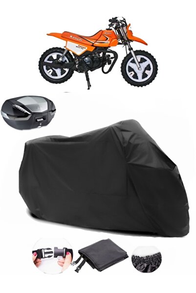 AutoEN حقيبة ظهر Kanuni Mini 50 متوافقة مع القماش المشمع الأسود للدراجات النا...