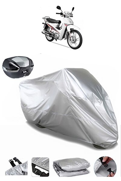 AutoEN Yuki YK-100-7A Gusto Rear Bag Compatible Motorcycle Tarpaulin Luxury Quality Thick High Quality