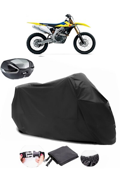 AutoEN حقيبة سوزوكي RM Z450 الخلفية متوافقة مع القماش المشمع الأسود للدراجات ...