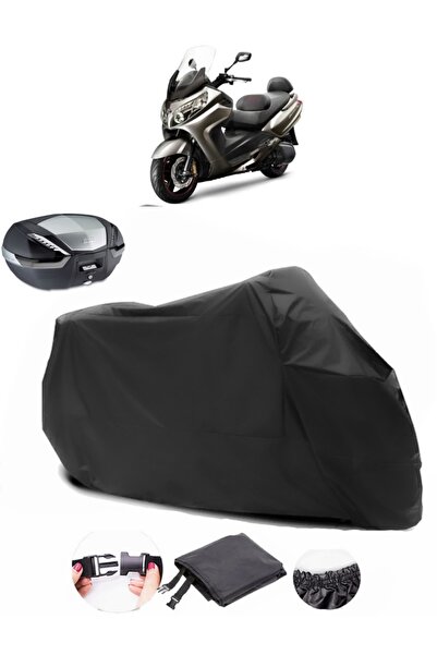 AutoEN SYM Maxsym 600i ABS حقيبة خلفية متوافقة مع القماش المشمع للدراجات النا...