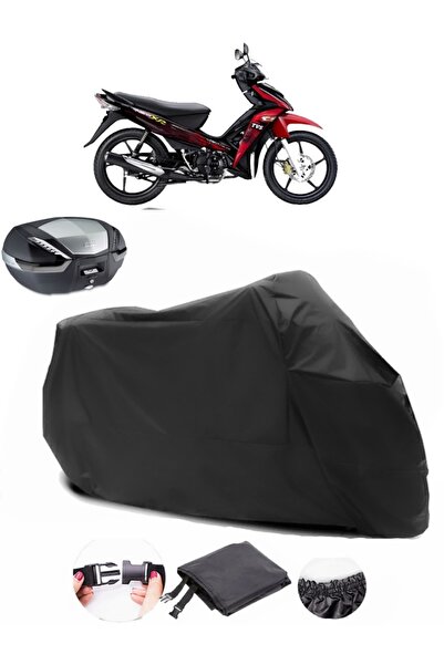 AutoEN TVS Neo X3i Backpack Compatible Black Motorcycle Tarpaulin Waterproof ...