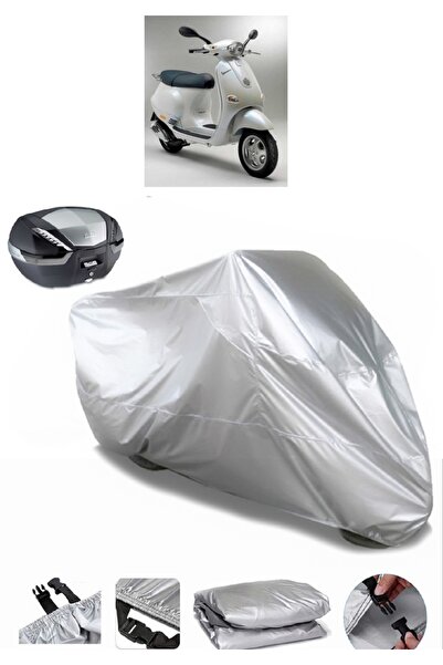 AutoEN Vespa ET 4 Rear Bag Compatible Motorcycle Tarpaulin Luxury Quality Thi...