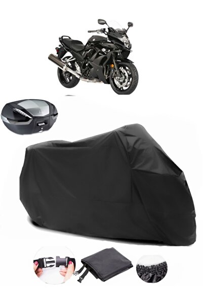 AutoEN Suzuki GSX 1250 FA Rear Bag Compatible Black Motorcycle Tarpaulin Wate...
