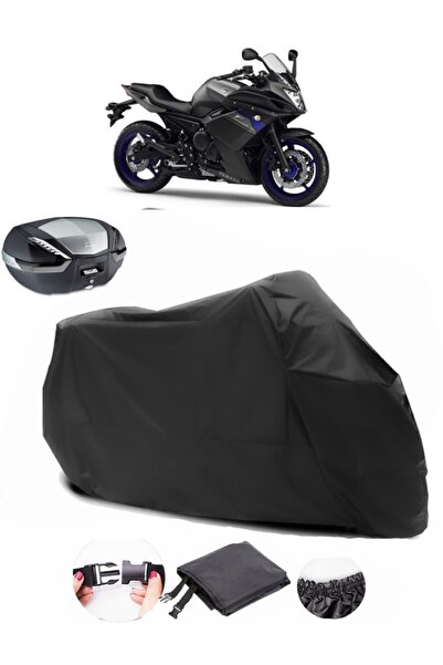 AutoEN Yamaha XJ6 Diversion F Rear Bag Compatible Black Motorcycle Tarpaulin ...
