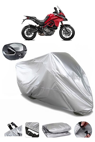AutoEN Ducati Multistrada 950 S Rear Bag Compatible Motorcycle Tarpaulin Luxu...