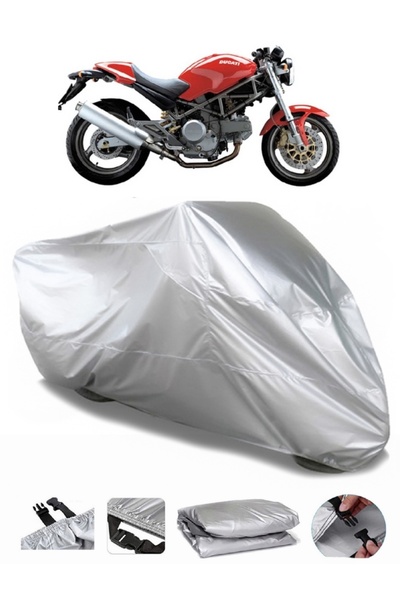 AutoEN Ducati Monster 620ie Compatible Motorcycle Tarpaulin Luxury Quality Th...