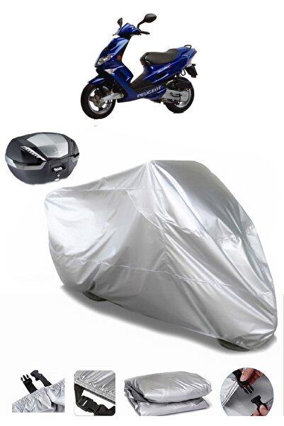 AutoEN حقيبة خلفية Peugeot Speedfight 100 متوافقة مع القماش المشمع للدراجات ا...