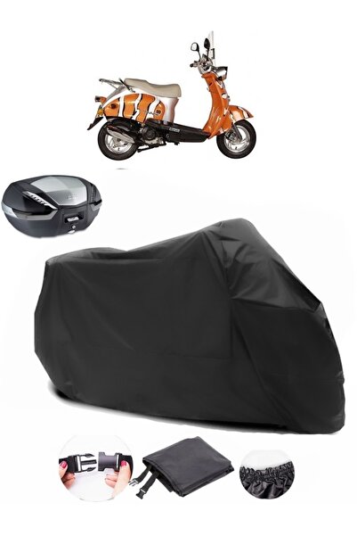 AutoEN Bianchi Happy 50 Backpack Compatible Black Motorcycle Tarpaulin Waterp...