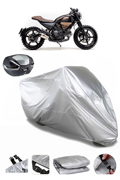 AutoEN Ducati Scrambler Sixty2 Rear Bag Compatible Motorcycle Tarpaulin Luxur...