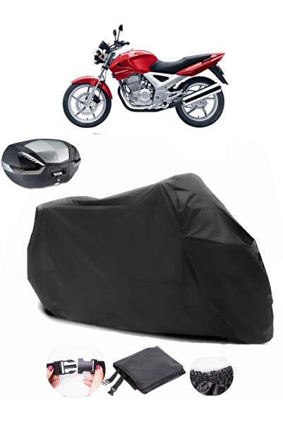 AutoEN حقيبة خلفية متوافقة مع Honda CBX 250 Twister، قماش أسود متين مقاوم للم...